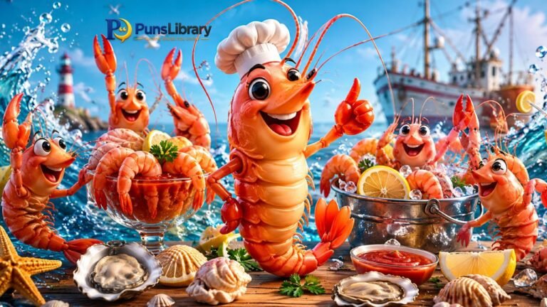 Shrimp Puns