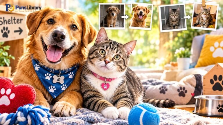 Pet Adoption Puns